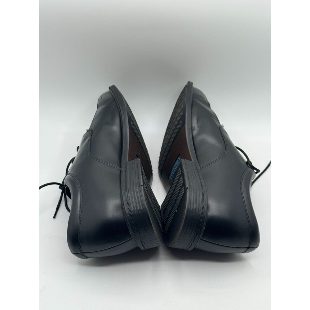 Rockport oxfort black leather mens lace up medium size 13 - Picture 4 of 10